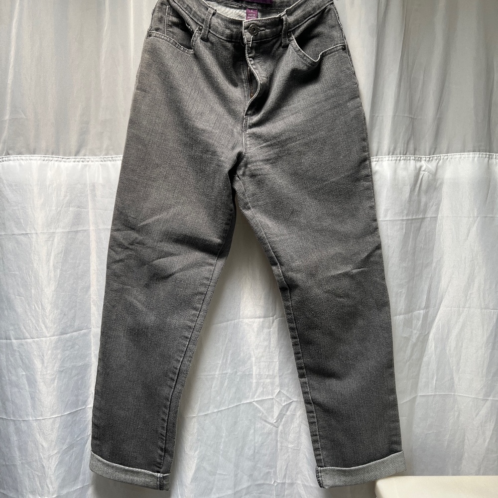Gray jeans